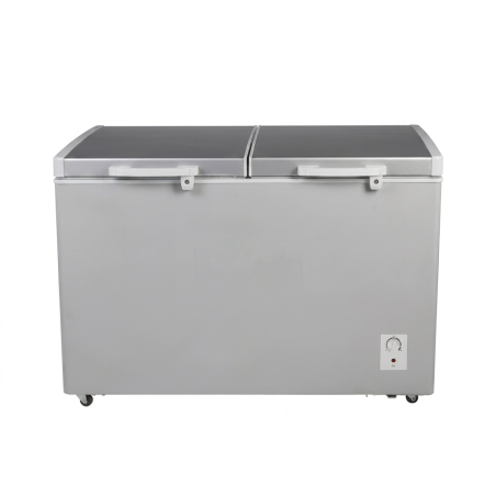 CONGELATEUR HORIZONTAL 519LT-519LITRES - 220-240V 2 PORTE 2 PANIER INTERNE GRIS SOMBRE CLE ECO ENERGIE - NASCO