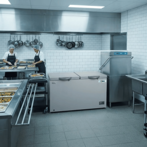 CONGELATEUR HORIZONTAL 708LT-708LITRES - 2 BATTANTS - 2 PANIERS INTERNES BLANC R290 220-240V - TCL