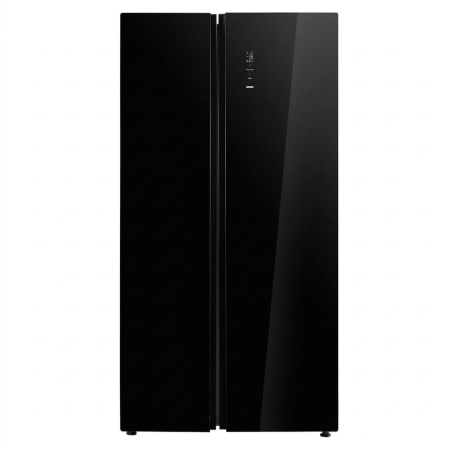 FRIGO AMERICAIN 555LT-555LITRES(349L+206L) - 2 PORTES NOIR INVERTER QUATRO 220-240V R600A - MIDEA