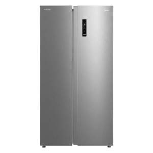 FRIGO AMERICAIN 555LT-555LITRES(349+206) - 2 PORTES SILVER INVERTER QUATRO DUAL SUPER COOL - MIDEA