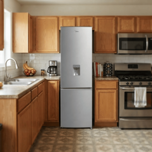 FRIGO COMBINE 259LT-259LITRES(194LT+65LT) - 2TIROIRS R600A SILVER-ARGENT 220-240V - MIDEA