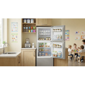 FRIGO INOX 389LT-389LITRES NET ( 296L FRIGO+93L CONG) - 220-240V R-600A - BEKO