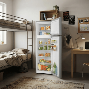 REFRIGERATEUR 168LT-168LITRES(126LT+42LT) - 2 PORTES A+ SILVER 220-240V R600A - HISENSE