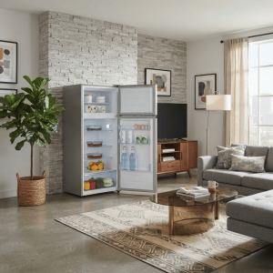 REFRIGERATEUR 207LT-207LITRES - 2 PORTES SILVER AVEC CLE - HISENSE