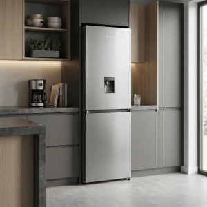 FRIGO COMBINE 240LT-240LITRES NET(159+81) - A+ SILVER 3 TIR.+1CASIER DIST D'EAU - HISENSE
