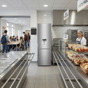 FRIGO COMBINE 264LT-264LITRES NET(198+66) - A+ SILVER 3 TIROIRS - HISENSE