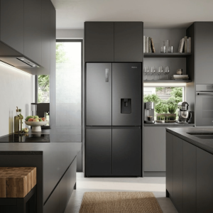 FRIGO AMERICAIN 528LT-528LITRES - 2 PORTES INVERTER DIST. EAU+GLAC.STAINLESS STEEL MULTI AIRFLOW - HISENSE