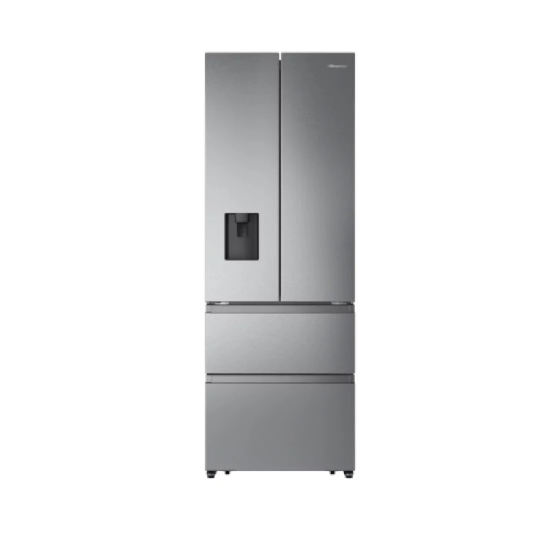 FRIGO 485LT-485LITRES - 2PORTES -2TIR.DIST.EAU-GLAC.NOIR INVERTER METAL TECH.COOL.PURE FLAT COLL. - HISENSE
