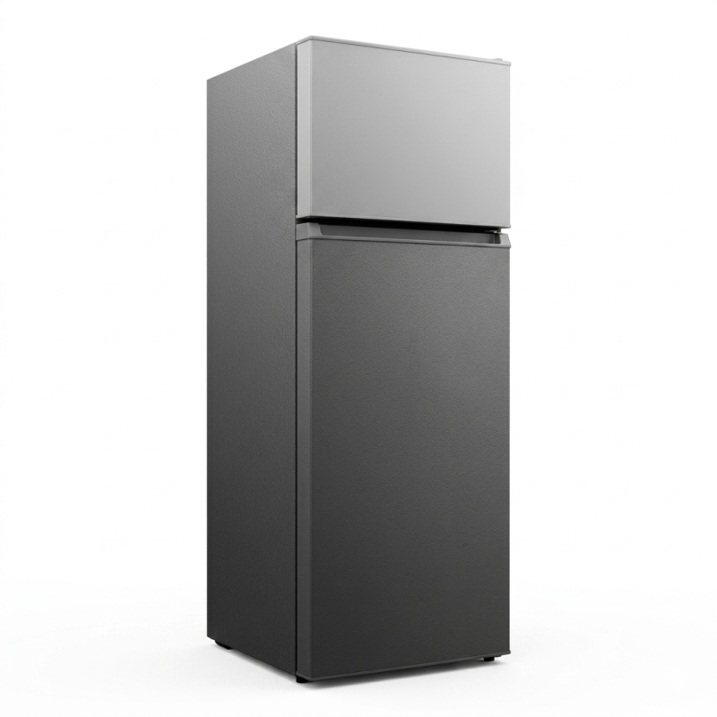 FRIGO 107LT-107LITRES(84LT+23LT) - 2 PORTES CLE GRIS FONCE FAST COOLING ECO. ENERGIE 220-240V - NASCO