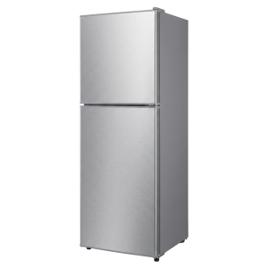 REFRIGERATEUR DOUBLE PORTE 138LT-138LITRES NET - R600A 220-240V GRIS ECO. D'ENERGIE CLE - NASCO