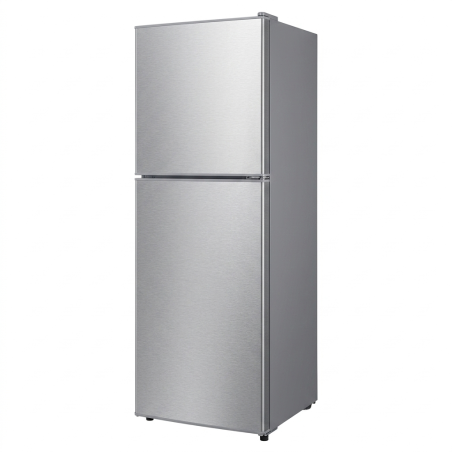 REFRIGERATEUR DOUBLE PORTE 138LT-138LITRES NET - R600A 220-240V GRIS ECO. D'ENERGIE CLE - NASCO