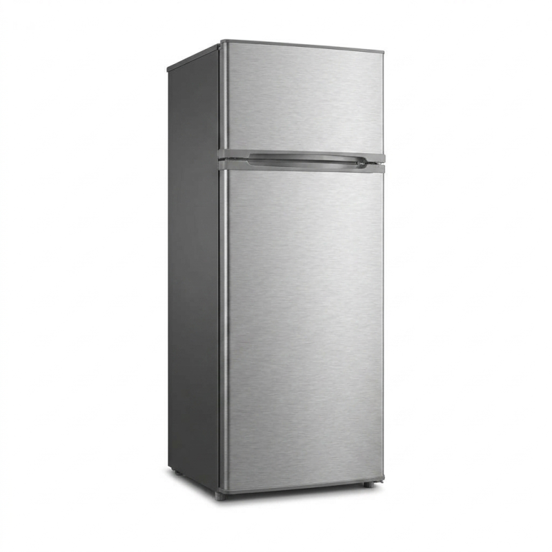 REFRIGERATEUR  288LT-288LITRES(216L+72L) - SILVER ECONOMIE D'ENERGIE R600 220-240V NO FROST - NASCO