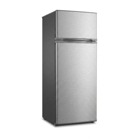 REFRIGERATEUR  288LT-288LITRES(216L+72L) - SILVER ECONOMIE D'ENERGIE R600 220-240V NO FROST - NASCO