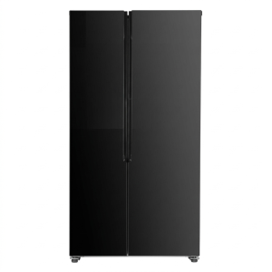 FRIGO AMERICAIN 517LT- 517LITRES - SIDE BY SIDE 2 BATTANTS MIROIR-NOIR - NASCO
