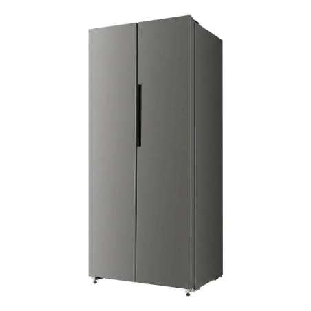 REFRIGERATEUR AMERICAIN 400LT-400LITRES(225+175) - 2 PORTES DARK SILVER ECONOMIE D'ENERGIE - NASCO