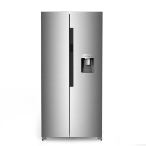 REFRIGERATEUR AMERICAIN 460LT-460LITRES NET(280L+180L) - 2PORTES DIST.D'EAU INOX NO FROST - NASCO