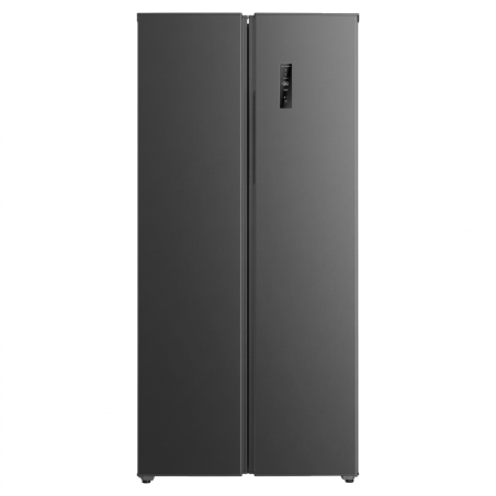 REFRIGERATEUR AMERICAIN 425LT-425LITRES (252L+173L) - 2 PORTES GRIS FONCE FAST COOLING R600A - NASCO