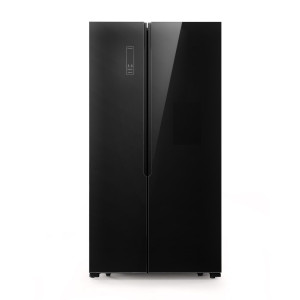 FRIGO AMERICAIN 436LT-436LITRES NET - 2 PORTES MIROIR-NOIR NO FROST - NASCO