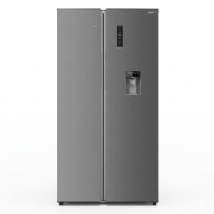 FRIGO AMERICAIN 542LT-542LITRES - 2 PORTES GRIS FAST COOL. DIST. D'EAU MULTIFLOW NANO AG+ - NASCO