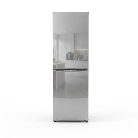 FRIGO COMBINE 147LT-147LITRES NET - 1 TIROIR+2 CASIERS SILVER AVEC CLE - NASCO