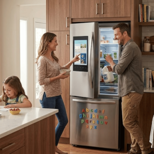 FRIGO COMBINE 312LT-312LITRES NET - 3 TIROIRS/ SILVER - NASCO