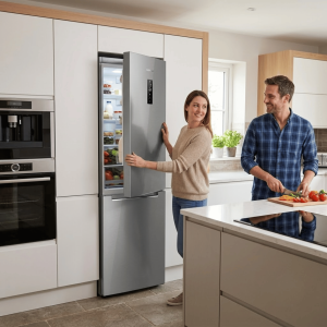 FRIGO COMBINE 337LT-337LITRES NET - 3 TIROIRS SILVER - NASCO
