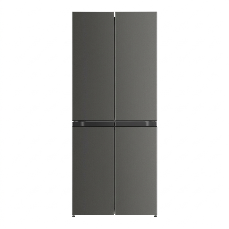 REFRIGERATEUR COMBINE 360LT-360LITRES(230L+130L) - 4 PORTES DARK SILVER ECONOMIE D'ENERGIE - NASCO