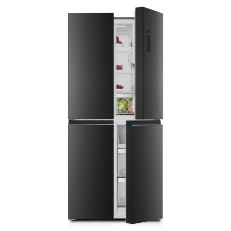 FRIGO 422LT-422LITRES NET - 4 PORTES GRIS SOMBRE NO FROST 220-240V R600A - NASCO
