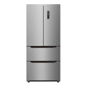 REFRIGERATEUR 348LT-348LITRES - FRENCH DOOR 2 TIROIRS INOX 220-240V  - NASCO