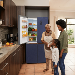 FRIGO AMERICAIN 426LT-426LITRES - 4 PORTES GRIS FAST COOL.UAP FRESH 220-240V R600A - NASCO