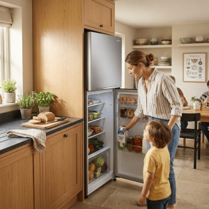 REFRIGERATEUR 255LT-225LITRES (202LT+53LT) - ARGENT R600A - SAMSUNG,Frigo - Réfrigérateur par