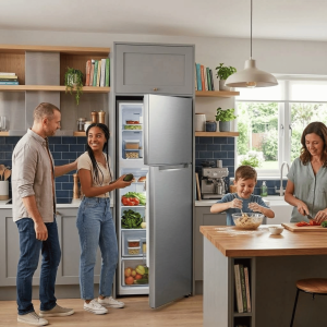 FRIGO 305LT-305LITRES(237L+68L) - REFINED INOX ALL AROUND COOL. 220-240V SANS POIGNEE - SAMSUNG