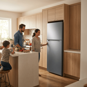 REFRIGERATEUR 305LT-305LITRES - FROST FREE REFINED INOX ALL AROUND COOLING 220-240V  - SAMSUNG