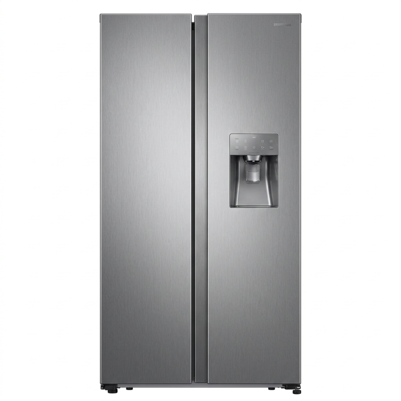 FRIGO AMERICAIN 578LT-578LITRES(370L+208L) - 2 PORTES BLACK MATT DIST. 