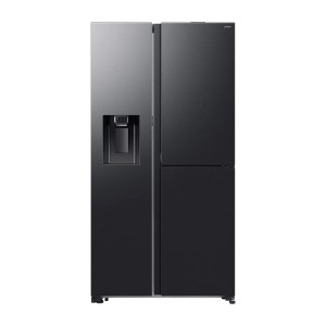 FRIGO AMERICAIN 627LT-627LITRES(409L+218L) - 2 PORTES+1 OUVERTURE GRIS INVERTER DIST.D'EAU -
