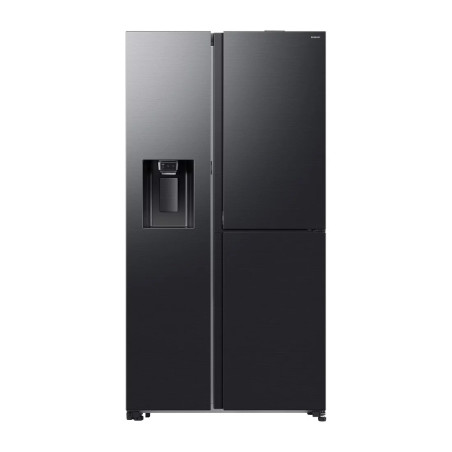 FRIGO AMERICAIN 627LT-627LITRES(409L+218L) - 2 PORTES+1 OUVERTURE GRIS INVERTER DIST.D'EAU -