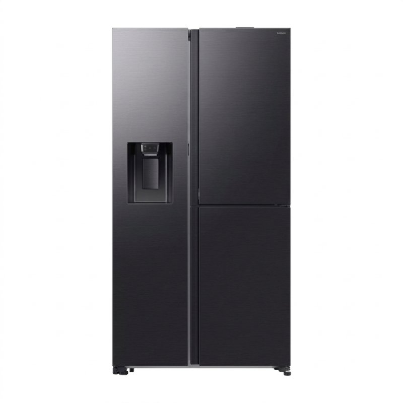 FRIGO AMERICAIN 627LT-627LITRES(409+218) - 2 PORTES+1 OUV.NOIR METAL INVERTER DIST.D'EAU -