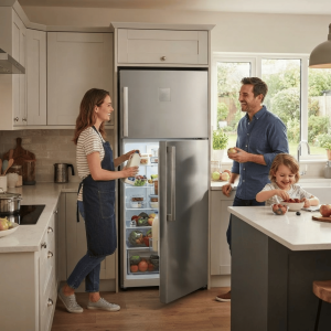 REFRIGERATEUR 605LT-605LITRES(445L + 160L) - GRIS FONCE 220-240V MULTI AIR FLOW - TCL,Frigo -