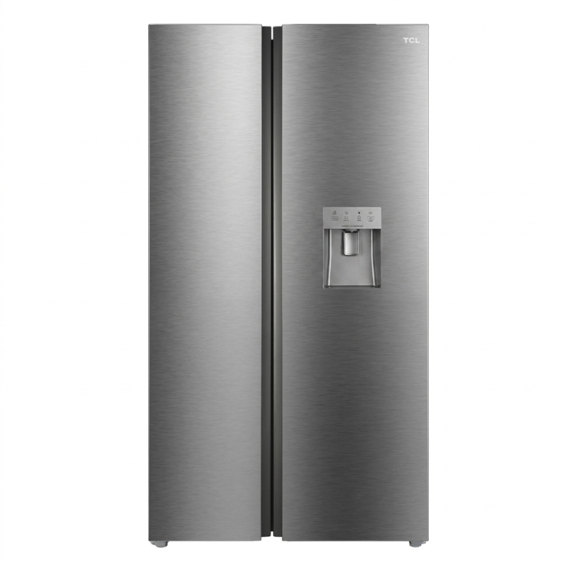 REFRIGERATEUR AMERICAIN 503LT-503LITRES NET (322L+181L) - 2 PORTES SIDE BY SIDE A+ DIST.D EAU INOX