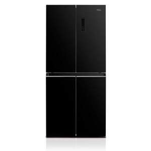 REFRIGERATEUR 421LT-421LITRES - 4 PORTES - INVERTER NO FROST BLACK GLASS 220-240V R600A - TCL,Frigo