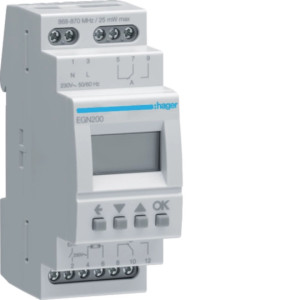 Interrupteur Horaire elec 2 voies multi-fonctions Bluetooth - Hager - EGN200,Interrupteurs &
