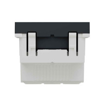 Prise 2P+T - FR - 90° - raccord rapide travers - Anthracite -
