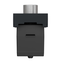 Prise télévision - TV mâle - individuel - 1 mod - Anthracite -