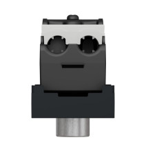 Prise télévision - TV mâle - individuel - 1 mod - Anthracite -