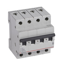 Disjoncteur RX³ 6kA 4P 63A courbe C - 419923
