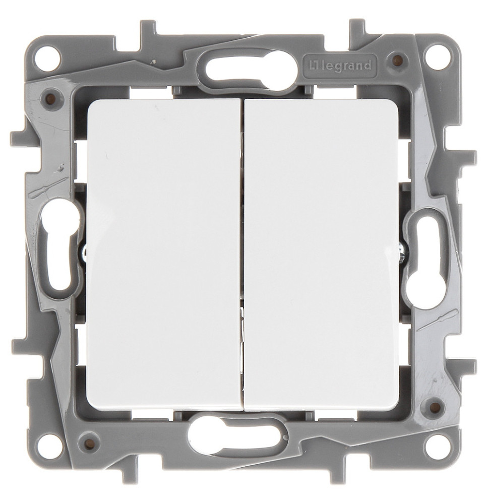 Interrupteur va-et-vient 2 postes - 10 AX - 250 V~ - bornes Interrupteur va-et-vient 2 postes - 10 AX - 250 V~ - bornes