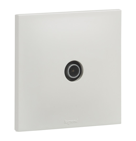 Prise TV passage Urbano finition blanc Legrand - UB4112WH