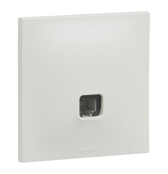 Prise telephone RJ11 Urbano finition blanc Legrand - UB4211WH