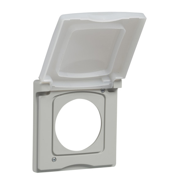 Plaque à volet IP44 Urbano finition gris Legrand - UB1600GR