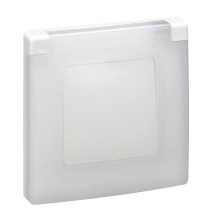 Plaque 1 poste IP44 IK07 - finition Pur Niloé Legrand - 665000